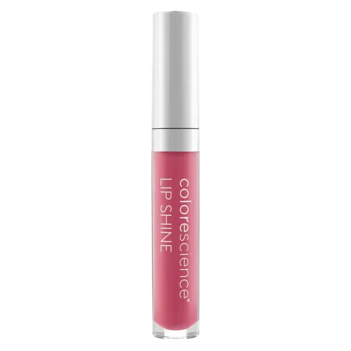 A bottle of colorscience lip shine in a pink color