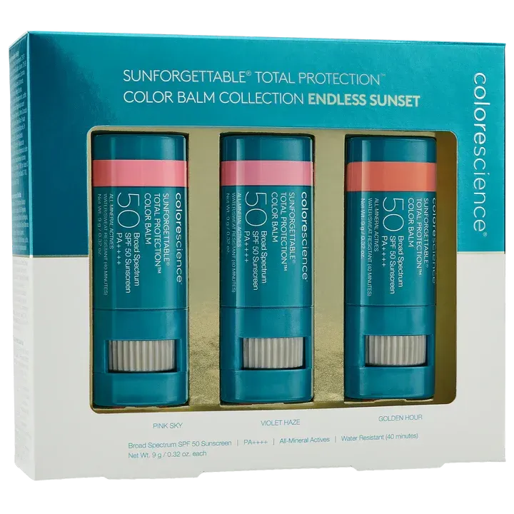 Sunforgettable total protection color balm collection endless sunset
