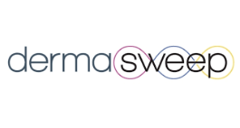 The derma sweep logo is on a white background.