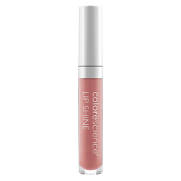 A bottle of color science lip shine on a white background