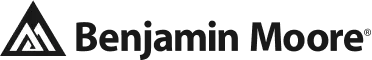 Un logo noir et blanc pour Benjamin Moore