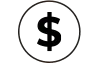 Dark brown coffee cup on a saucer inside a white circle.