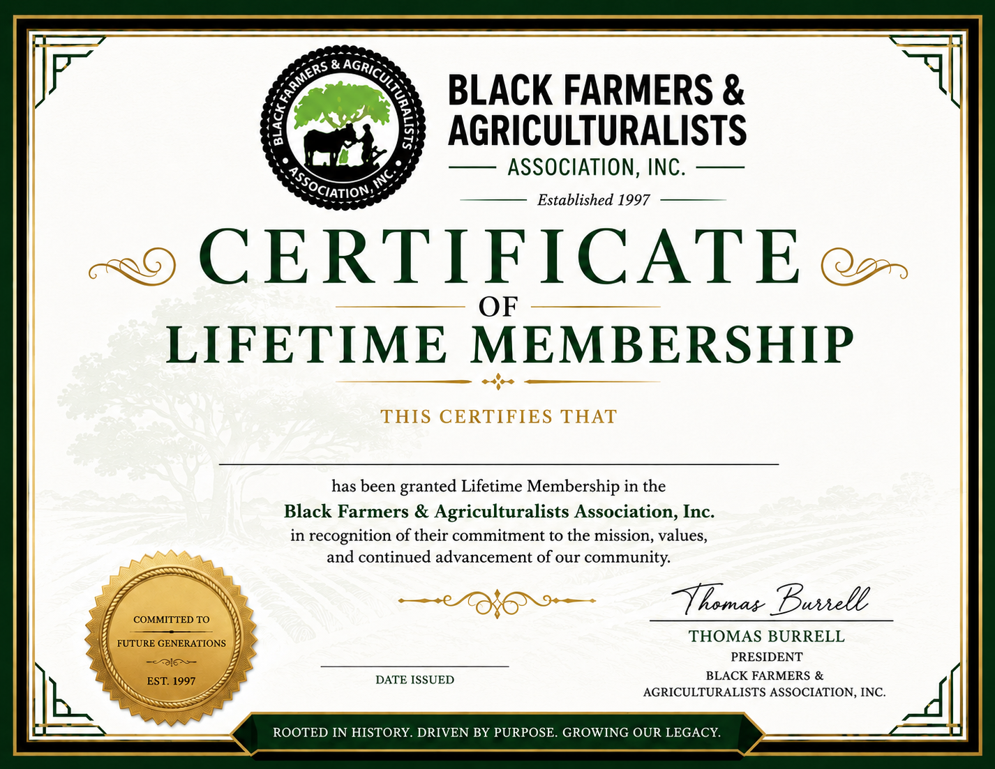 Farmers & agriculturalists | Memphis, TN | BFAA, Inc