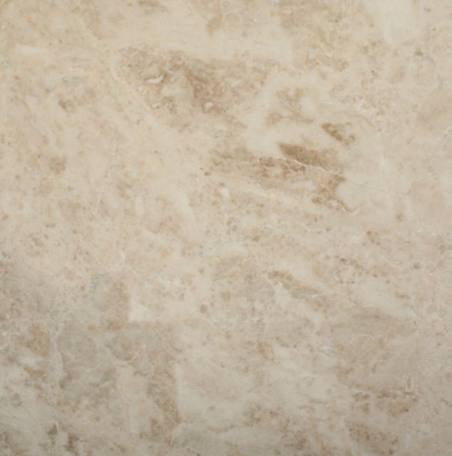 Beige marble tile with veining and speckles.