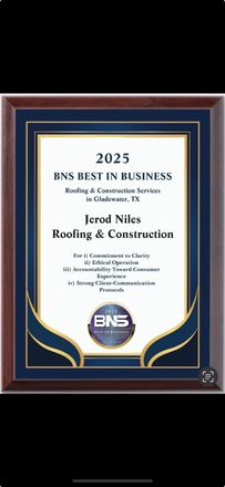 Plaque for 2025 