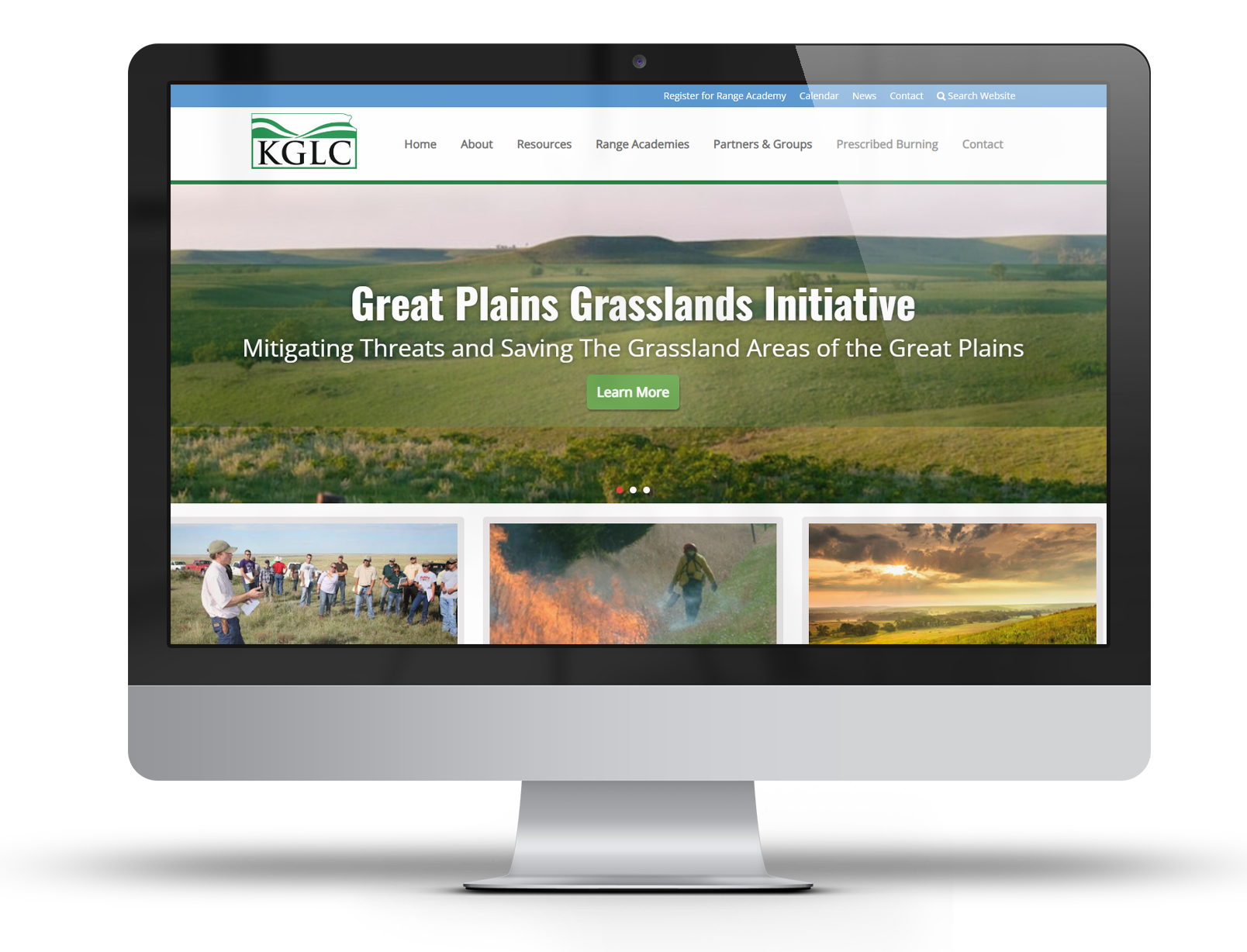 website development for non-profit organization, Kansas Grazing Lands Coalition