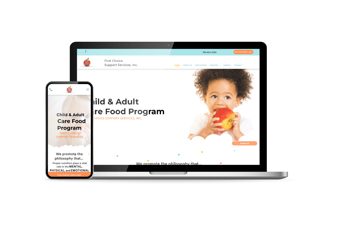 First choice support services website and seo