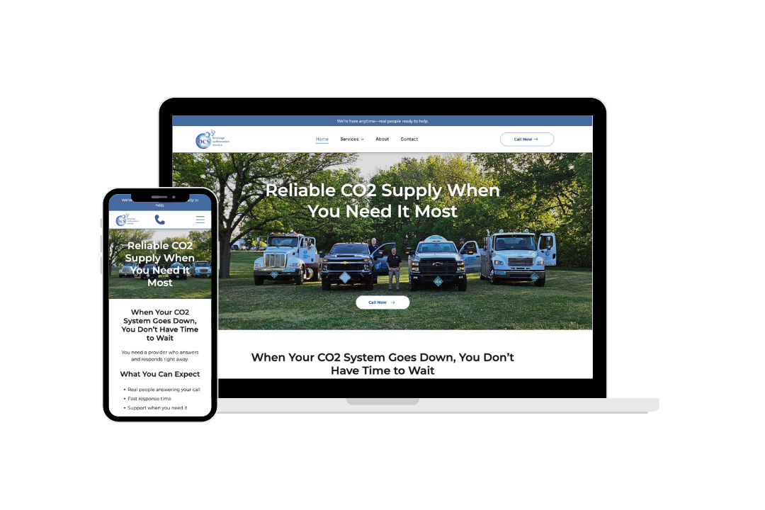 Website for Beverage Carbonation System