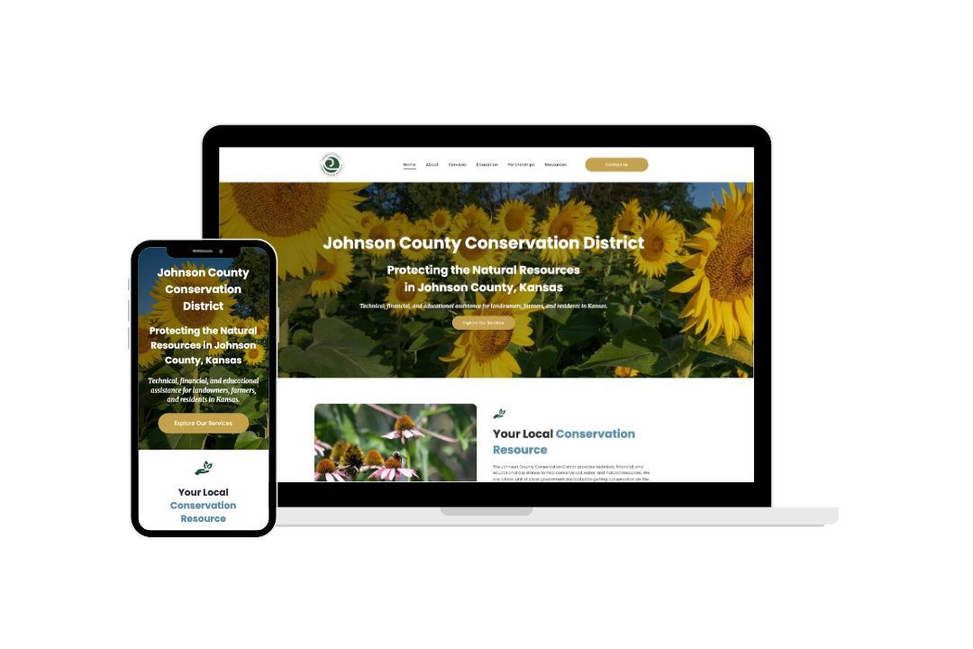 Website for Johnson County Conservation District