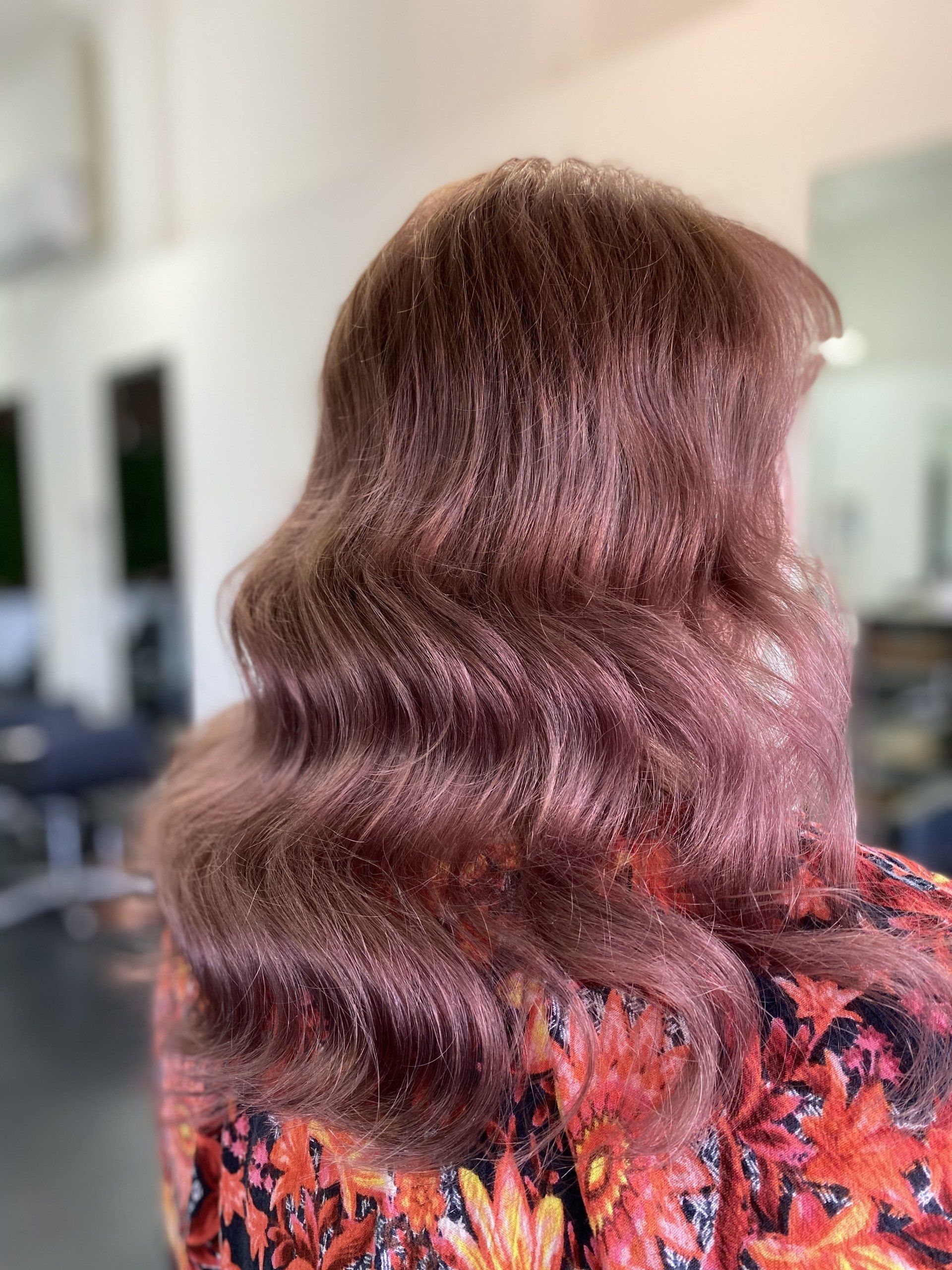 colored hair
