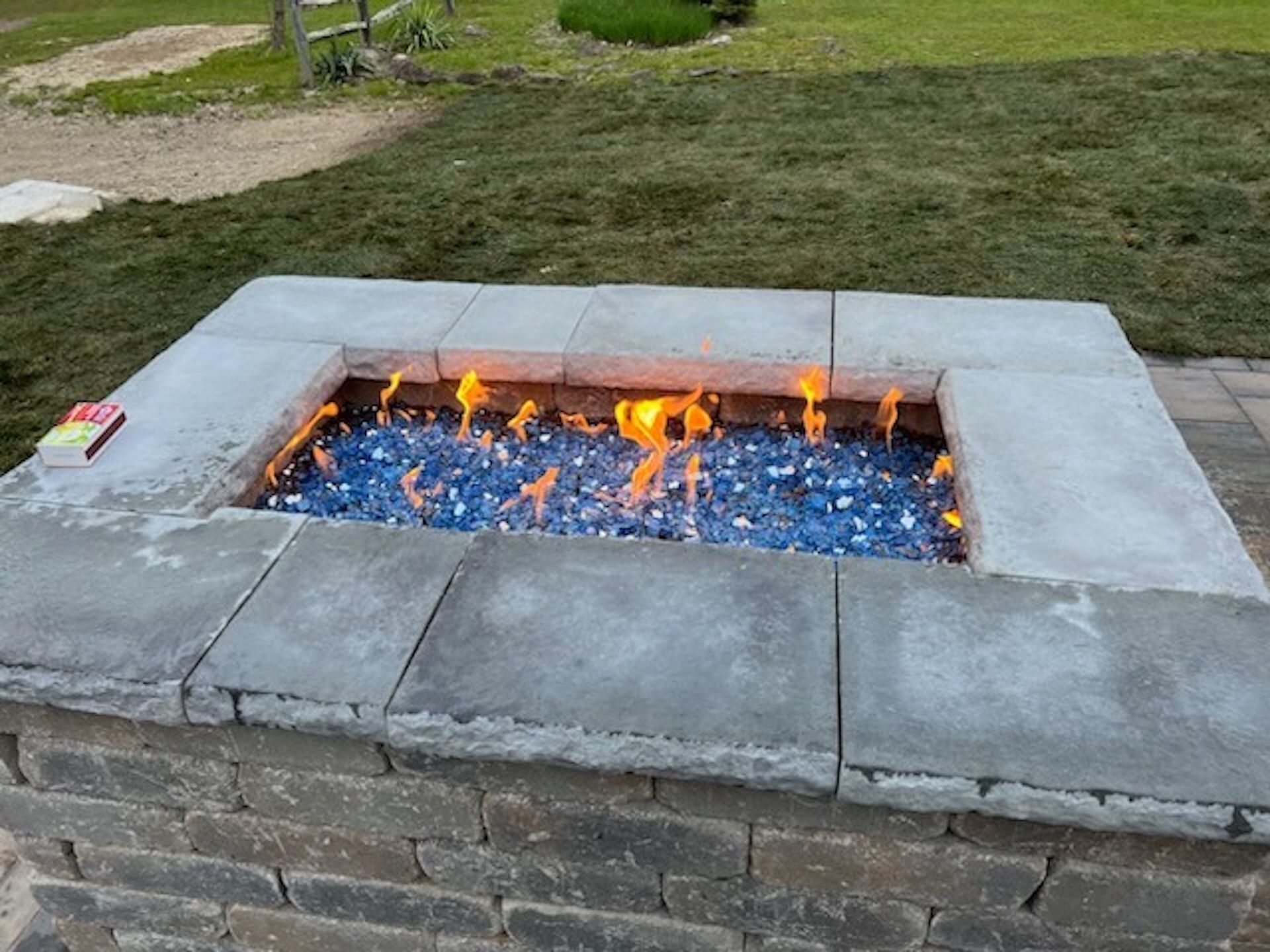 firepit installation