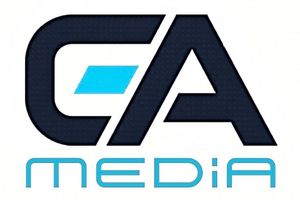 GA Media logo in dark navy and cyan on a white background