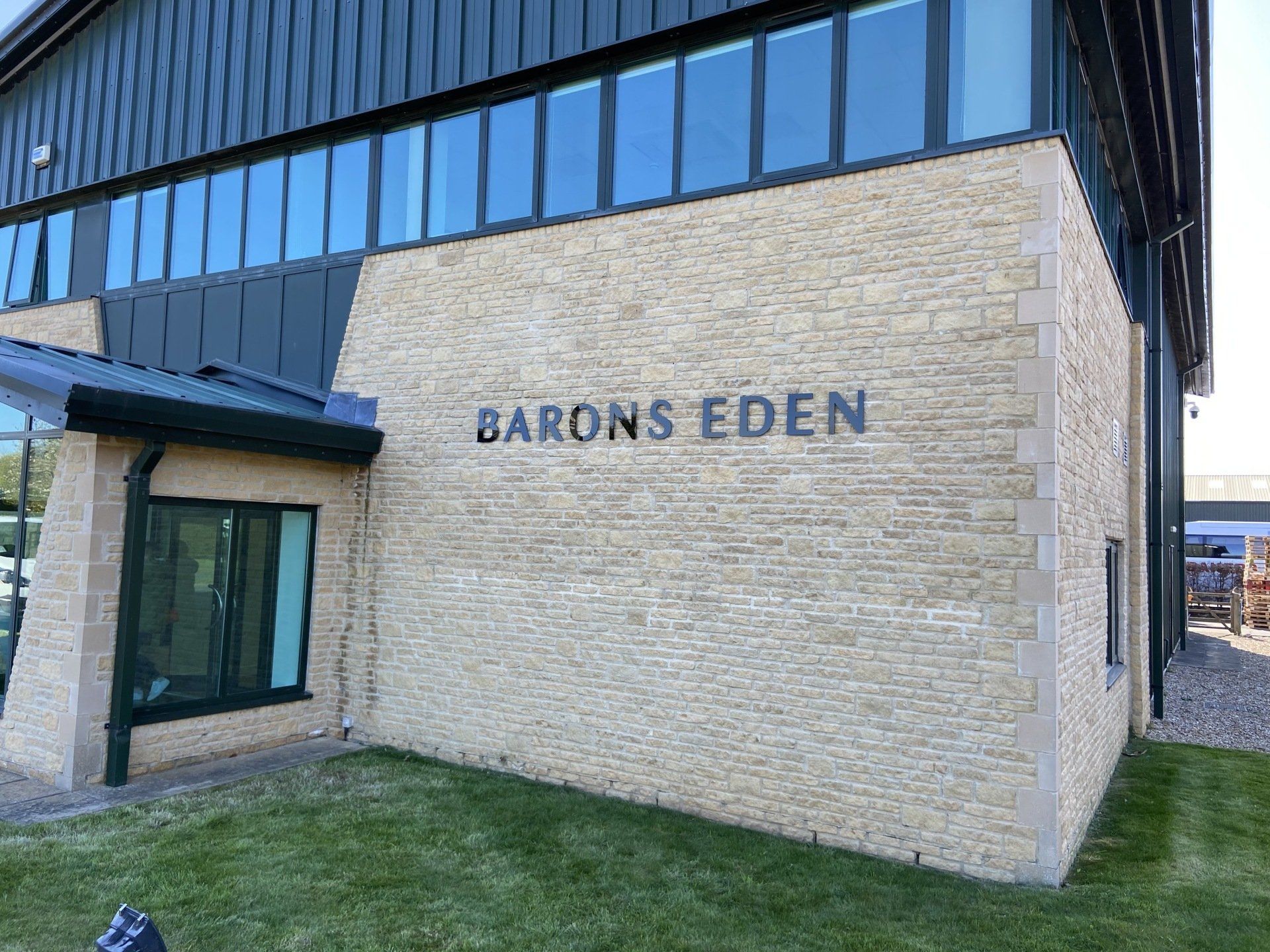 cut acrylic letters sign barons eden