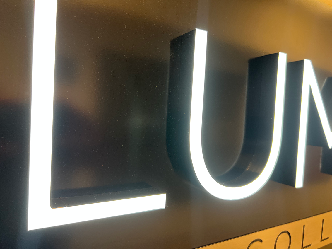 3D illuminated letter signs gloucester