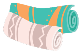 Floor carpet vector