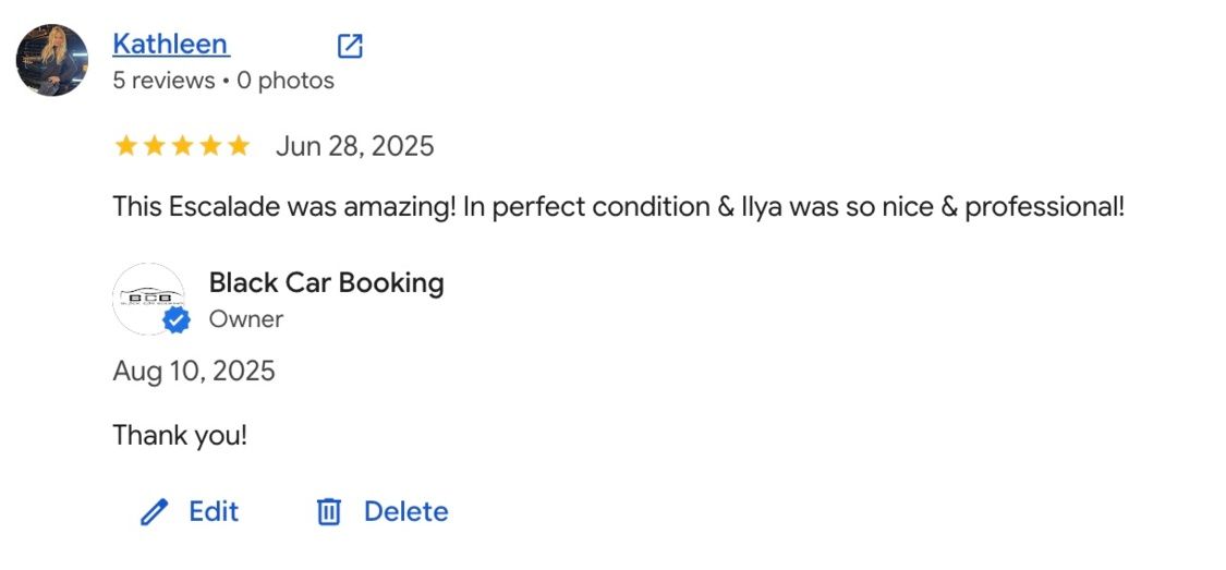 Google review from Kathleen