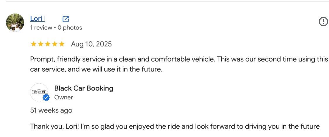 Google review from Lori