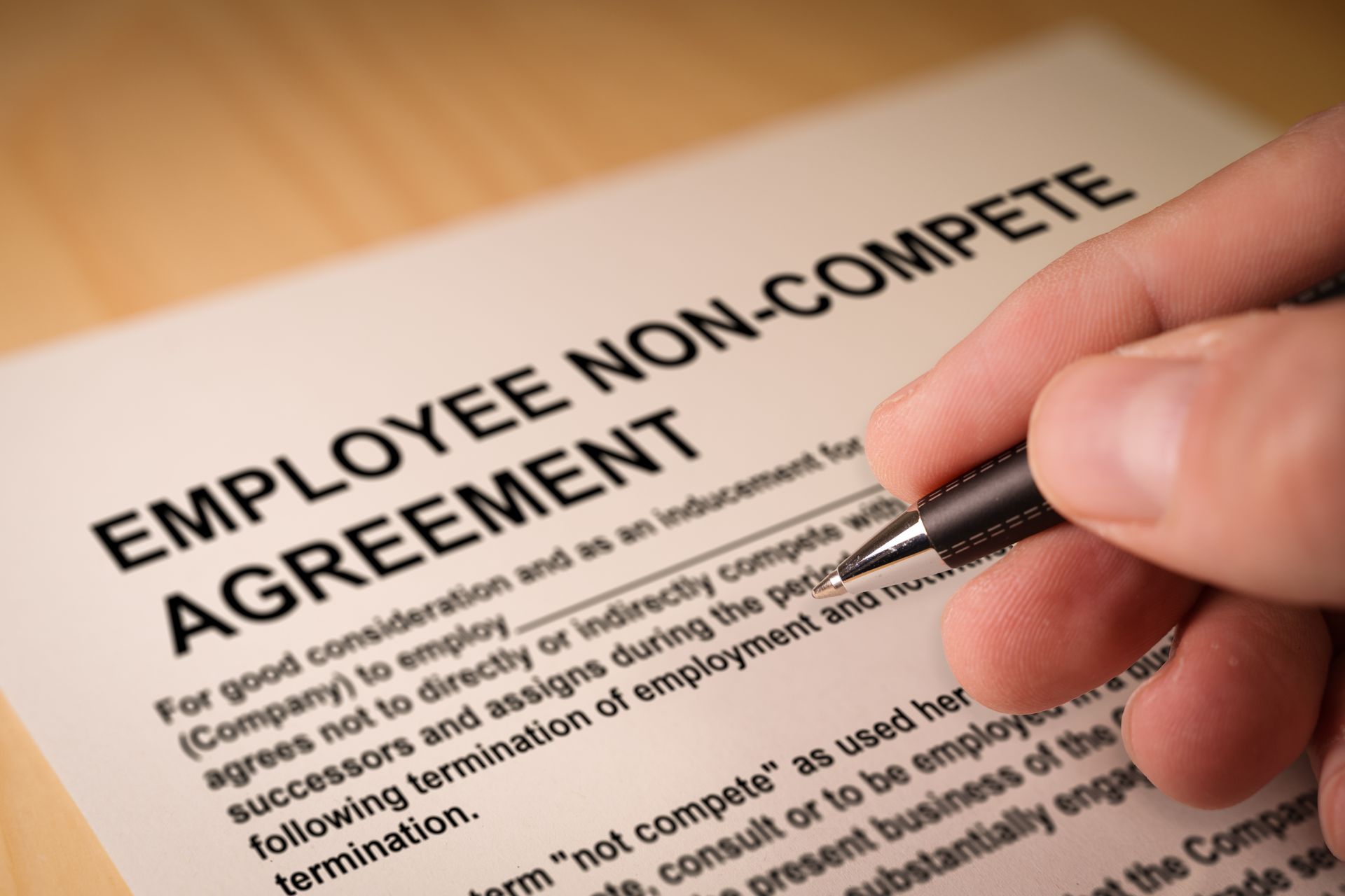 employee non compete agreement in Minnesota