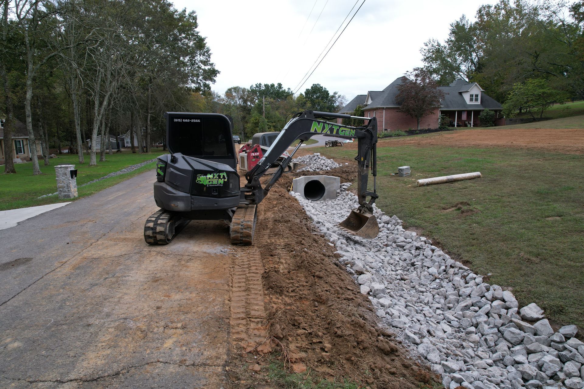 Drainage Solutions— Nashville, TN — NxtGen Excavating