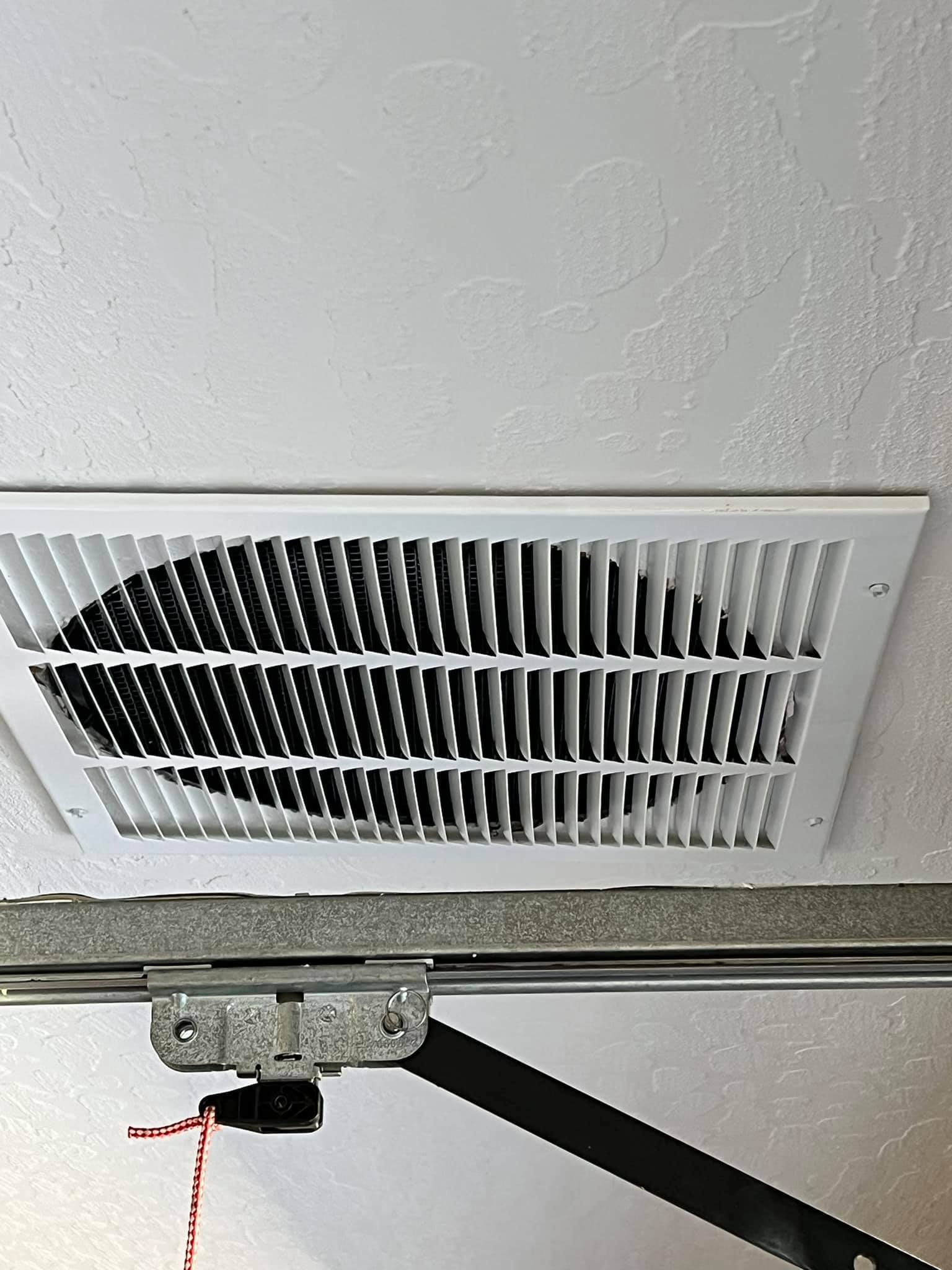 White Vent on the ceiling White Vent on the ceiling
