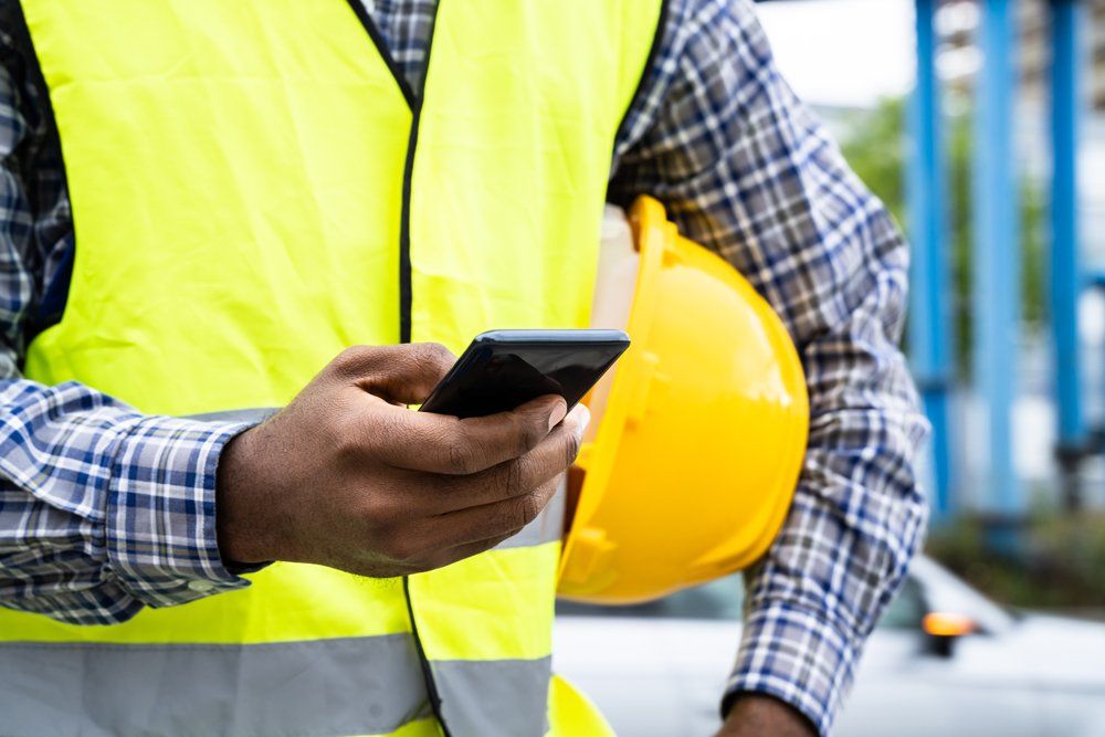 Professional Worker Dialing on His Phone