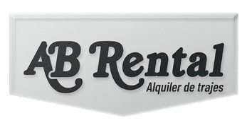 Logotipo de AB Rental “Alquiler de trajes” 