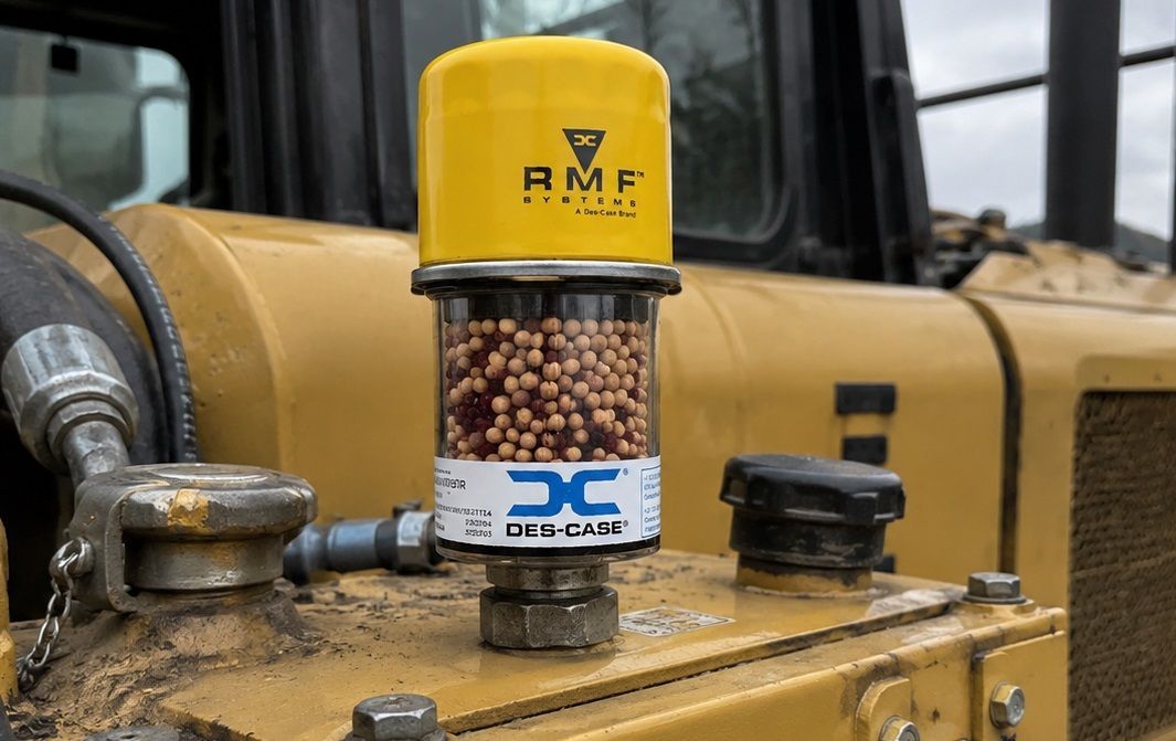 RMF desiccant breather fitted to plant equipment