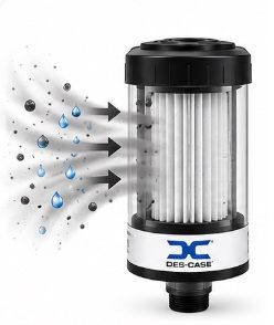Image of air entering a desiccant breather