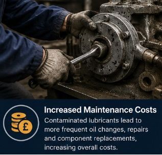 Increased Maintenance Costs due to water contamination in oil
