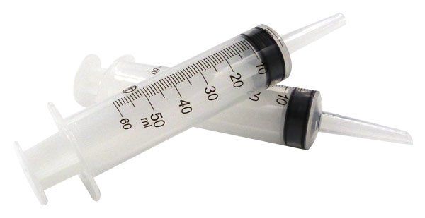 60ml large bore sampling syringe
