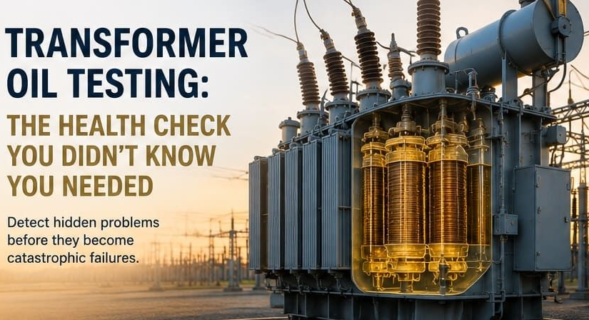 Picture showing a transformer and how the oil circulates the transformer