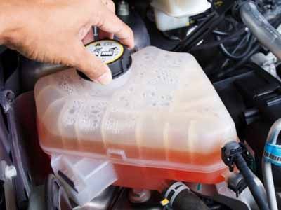 Coolant Tank in a vehicle