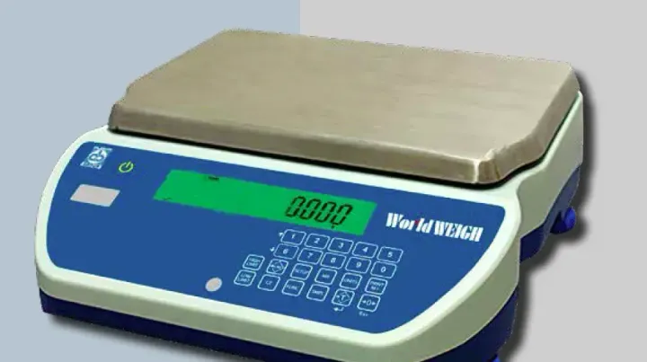 BA100 BILANCIA COMPATTA DA BANCO PER USO INTERNO WORLDWEIGH (8-32 KG)
