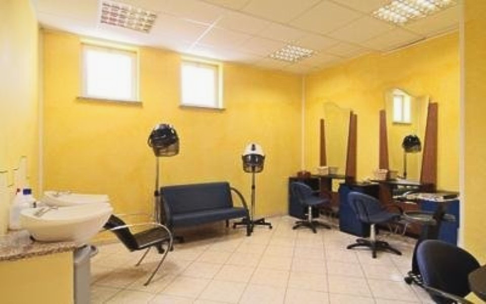 Sala del parrucchiere nella residenza per anziani