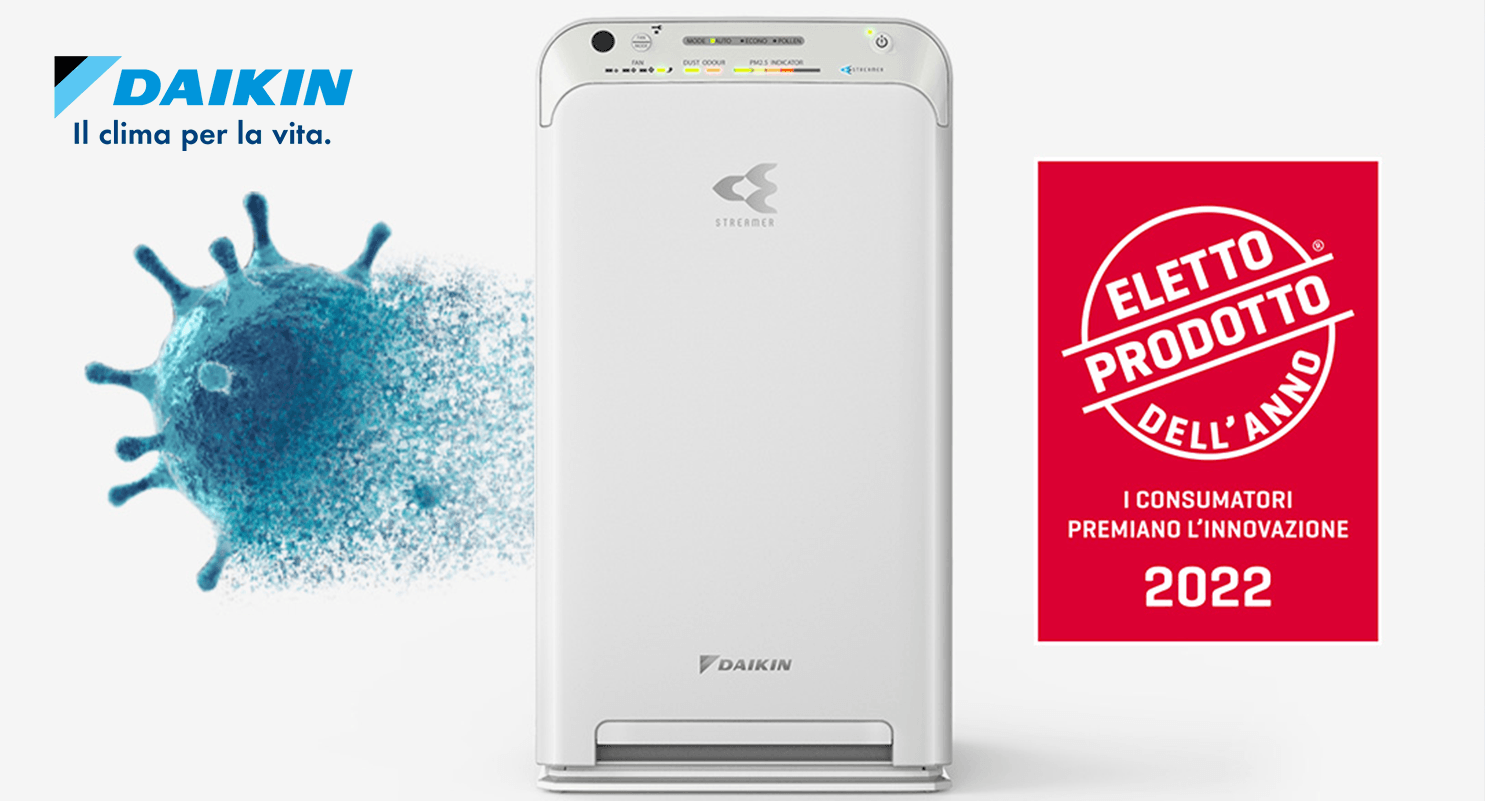 Purificatore d'aria Daikin prodotto dell'anno 2022