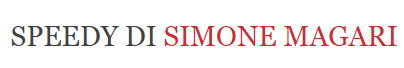 SPEEDY DI SIMONE MAGARI LOGO