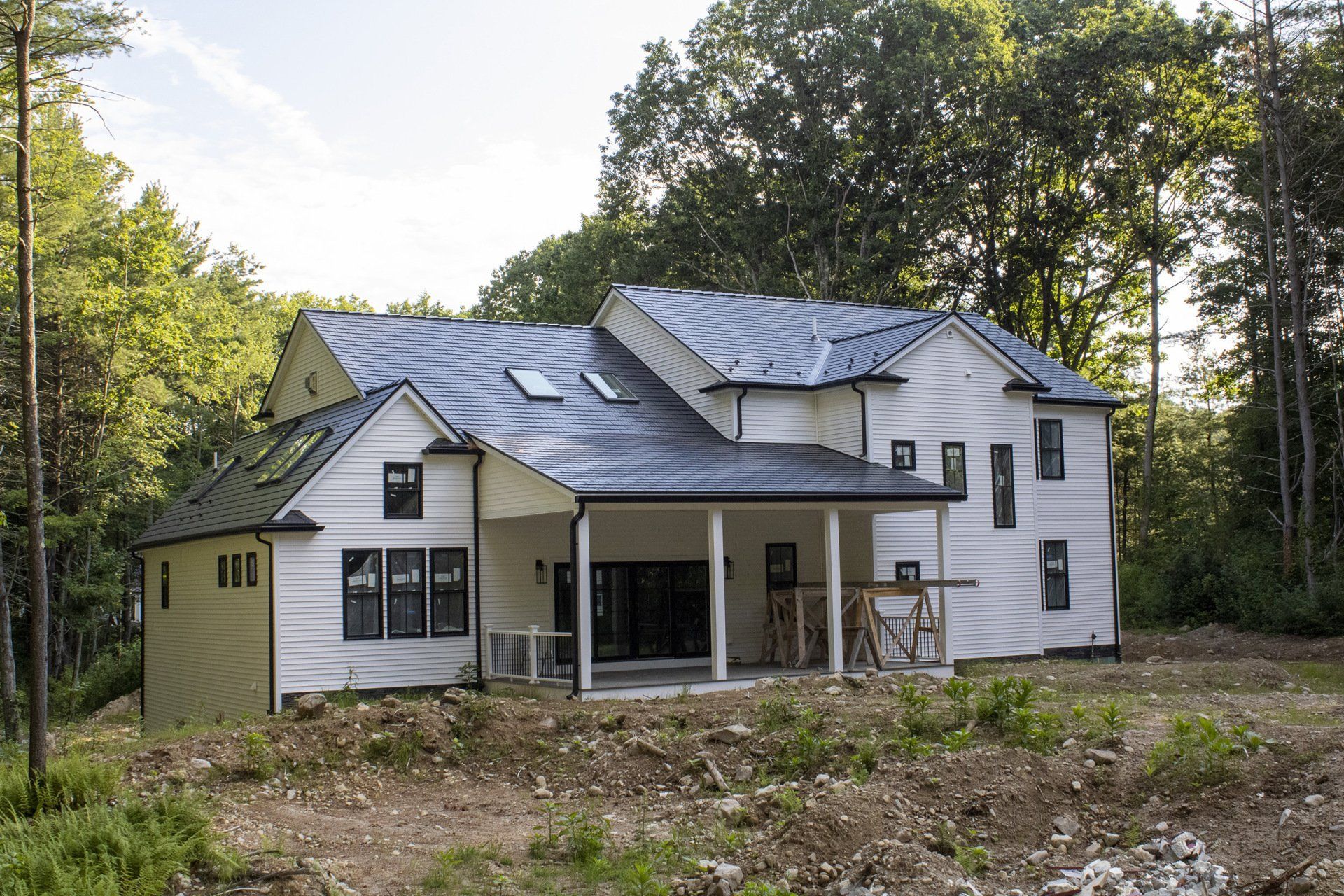 Cape Cod House with Metal Roof