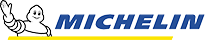 Michelin logo with the white Bibendum mascot beside blue wordmark and yellow underline | Automotive Physicians