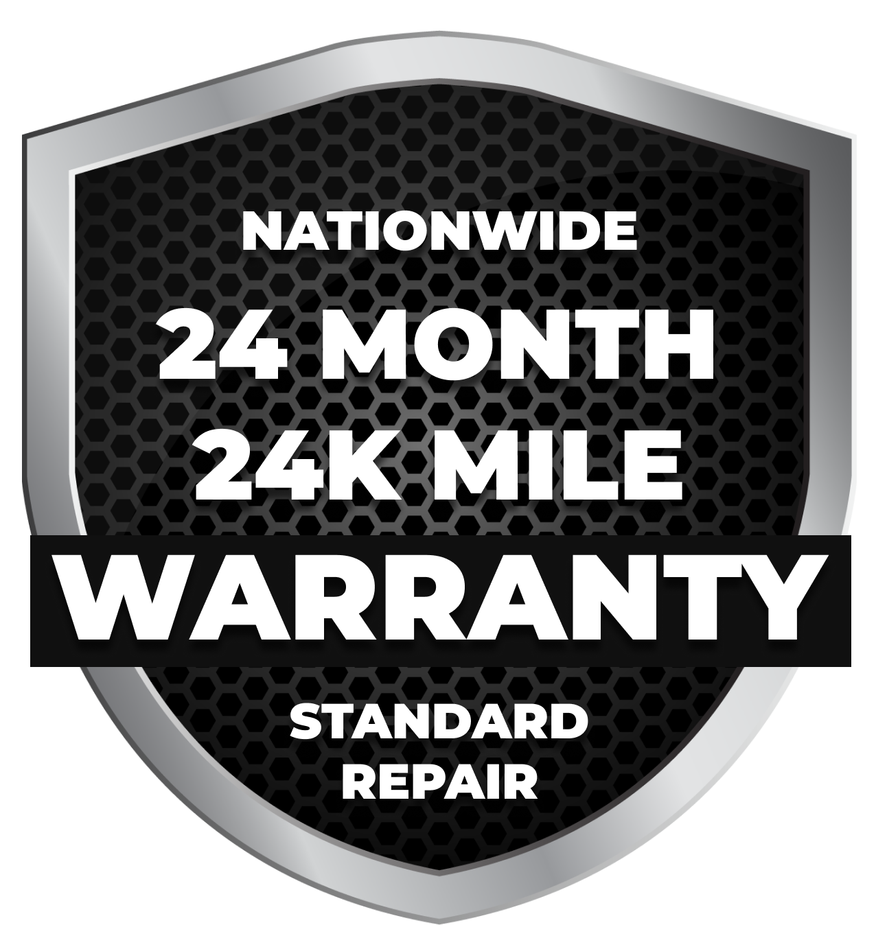 24-Month / 24K-Mile Warranty Logo | D&D Auto, LLC