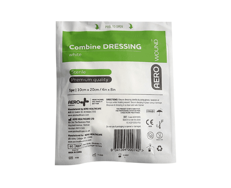 Combine Dressing – 10cm x 20cm — Tingalpa, Qld — A1 First Aid Supplies