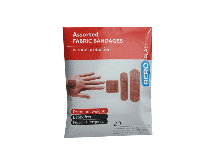 Fabric Assorted Strips 20/Pk — Tingalpa, Qld — A1 First Aid Supplies