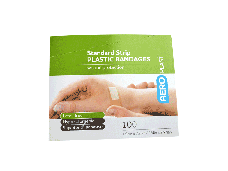 Plastic Standard Strip 100/Pk — Tingalpa, Qld — A1 First Aid Supplies