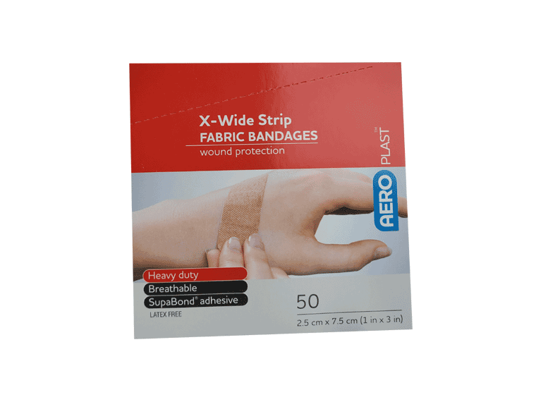 Fabric Extra Wide Strips 50/Pk — Tingalpa, Qld — A1 First Aid Supplies