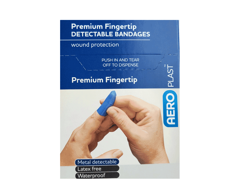 Blue Fingertip Detectable Adhesive Strip – Singles — Tingalpa, Qld — A1 First Aid Supplies