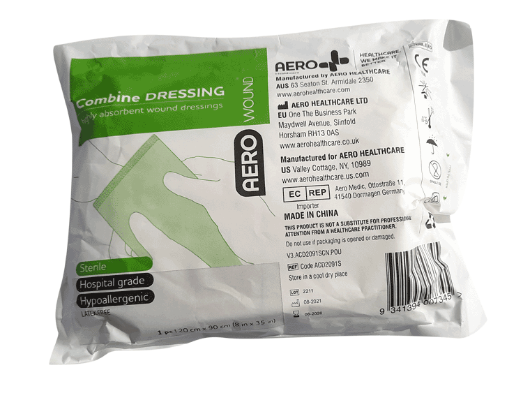 Combine Dressing – 20cm x 91cm — Tingalpa, Qld — A1 First Aid Supplies