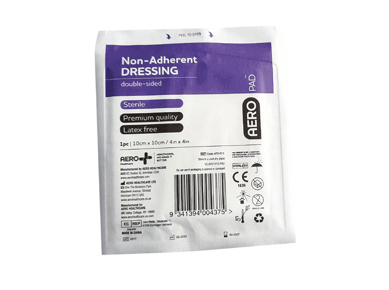 Non Adherent Dressing - 10cm x 10cm — Tingalpa, Qld — A1 First Aid Supplies