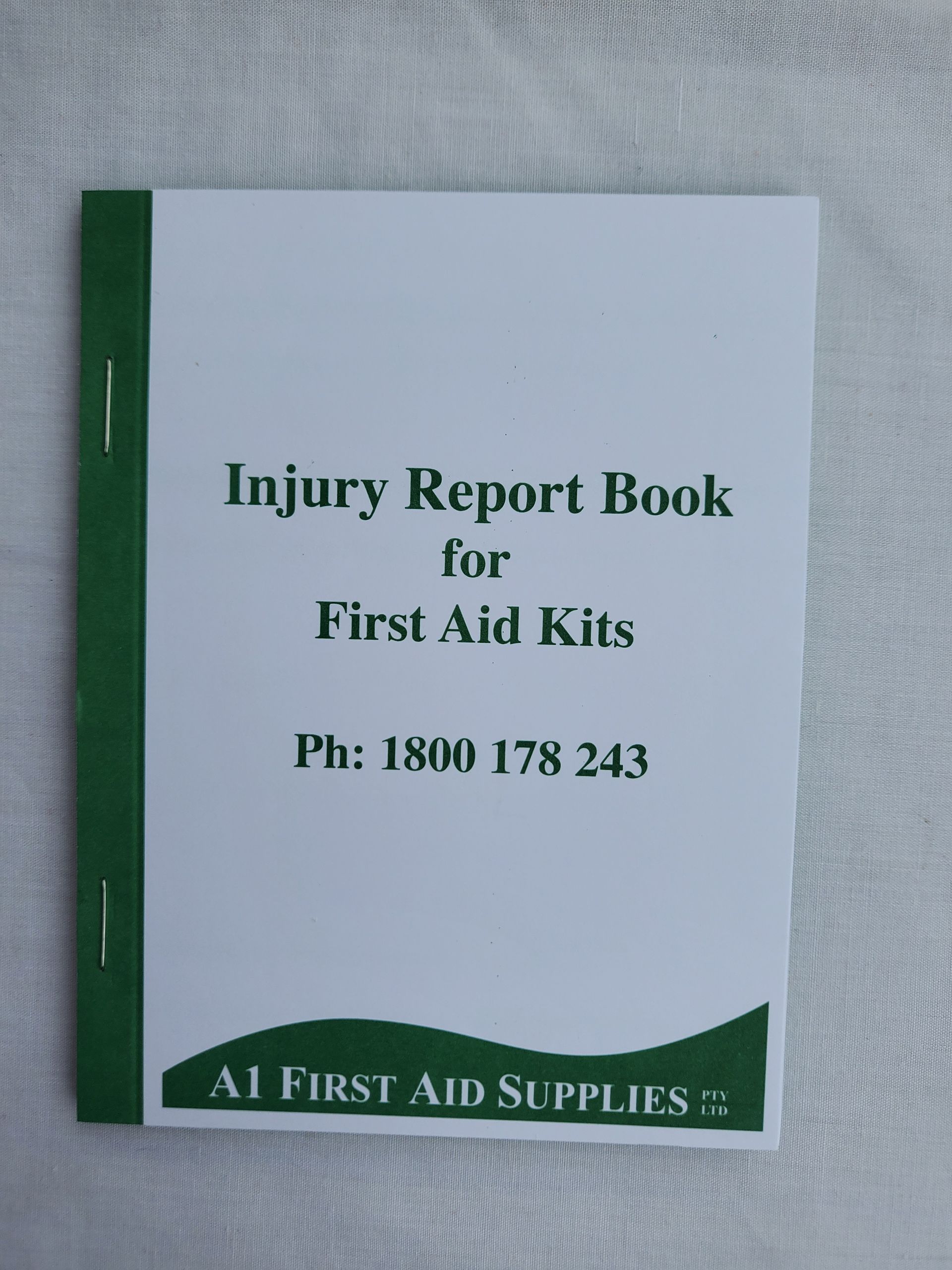 Injury Report Book — Tingalpa, Qld — A1 First Aid Supplies
