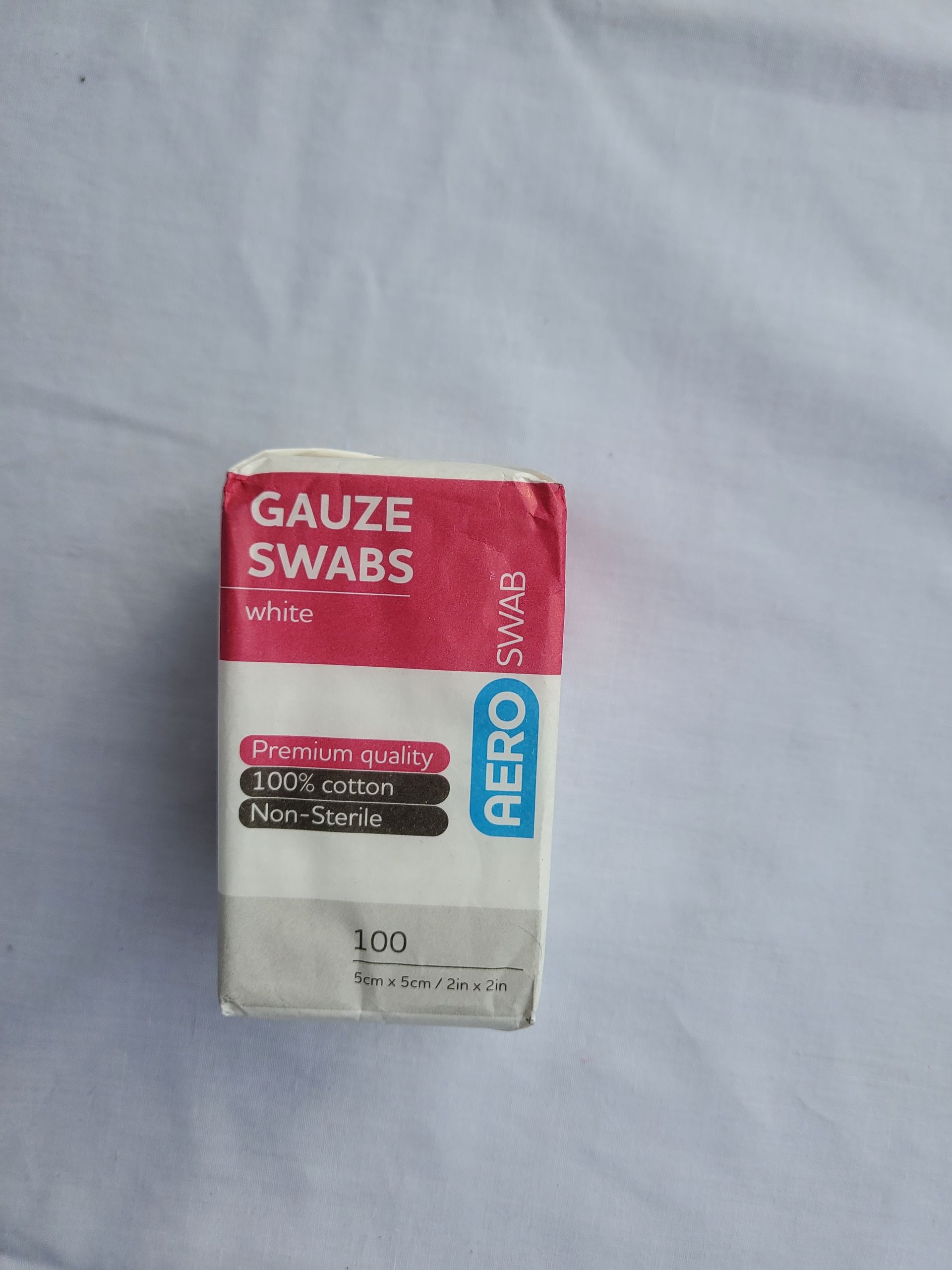 Gauze Swabs 5cm x 5cm 100/Pk — Tingalpa, Qld — A1 First Aid Supplies