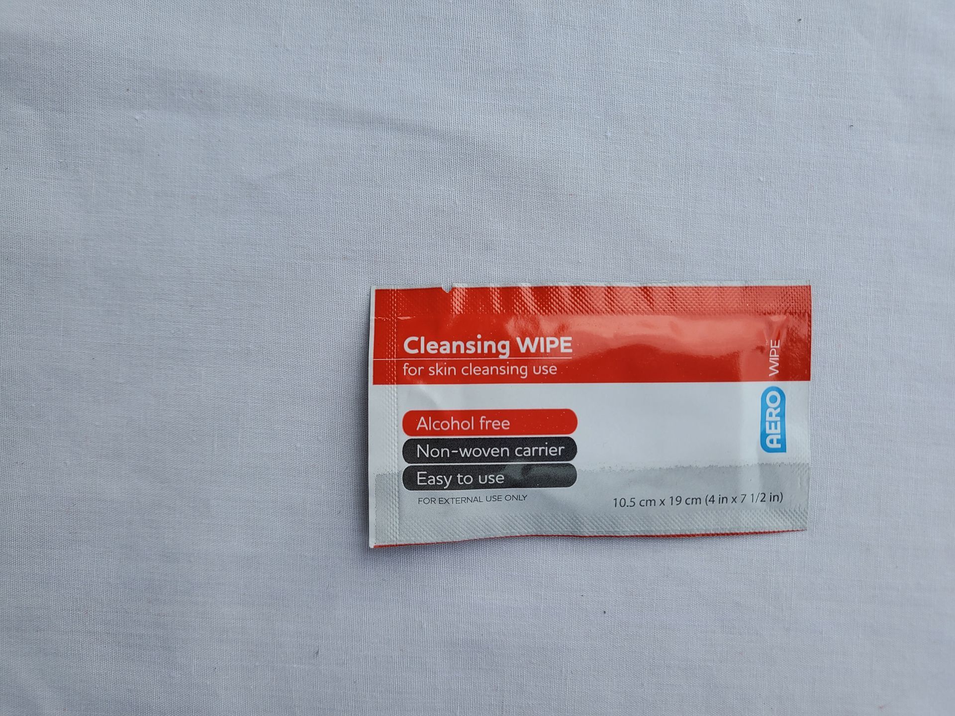 Cleansing Wipe 10.5cm x 19cm — Tingalpa, Qld — A1 First Aid Supplies