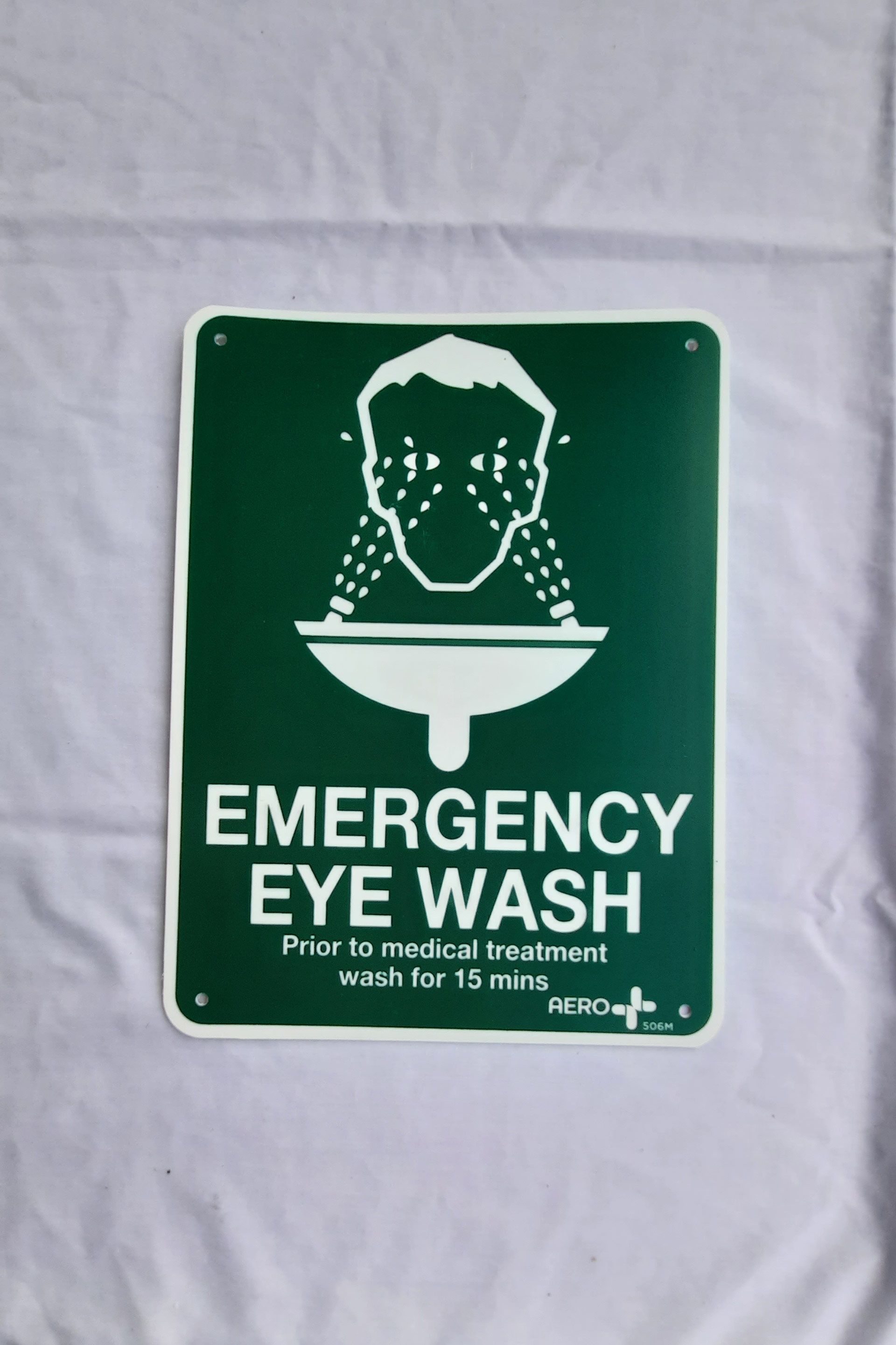 S - Eye Wash Station Sign — Tingalpa, Qld — A1 First Aid Supplies